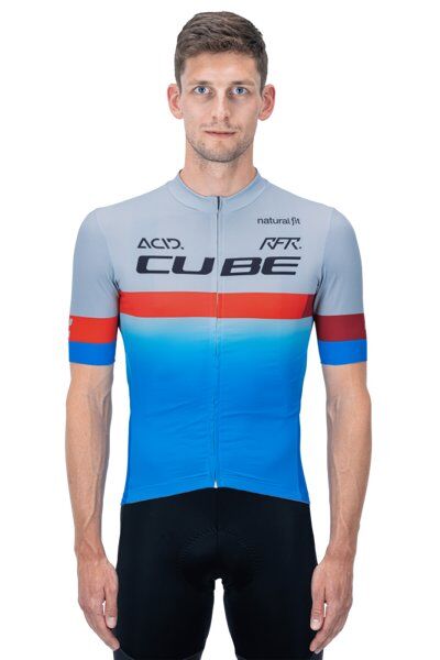 Cube Teamline - maglia ciclismo - uomo White/Red/Blue S