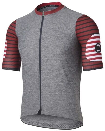 Dotout Bold - maglia ciclismo - uomo melange grey-dark red S