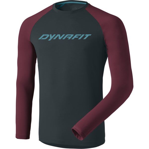 Dynafit 24/7 M L/S - maglia a manica lunga - uomo Dark Blue/Dark Red/Light Blue 50