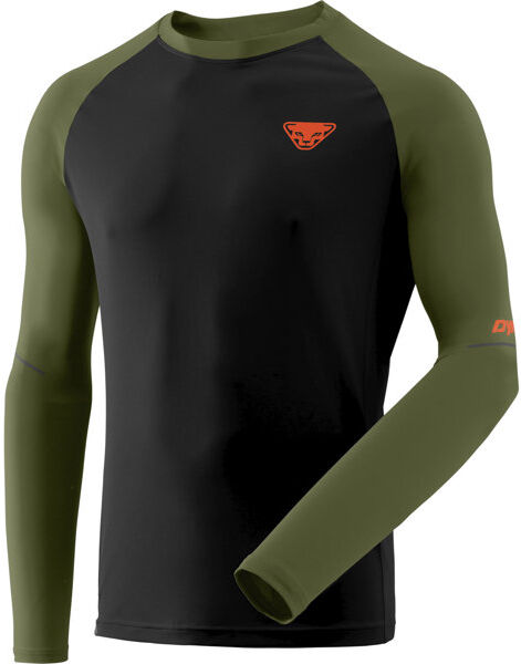 Dynafit Alpine Pro - maglia a manica lunga - uomo Black/Dark Green 52