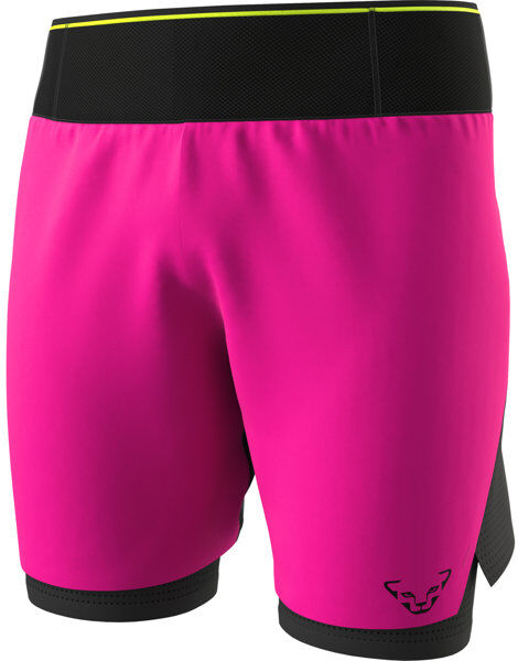 Dynafit DNA Ultra 2in1 - pantaloni corti trail running - uomo Pink/Black XL