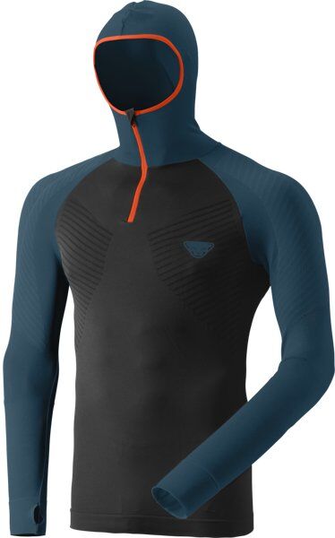 Dynafit FT Dryarn Warm - maglia a maniche lunghe - uomo Black/Blue/Red L/XL