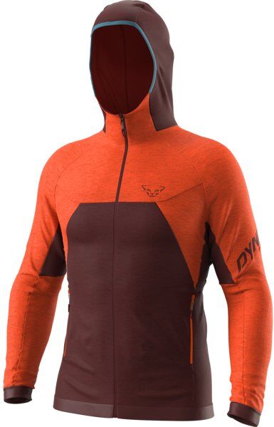 Dynafit Tour Wool Thermal - giacca ibrida - uomo Dark Red/Orange/Light Blue S