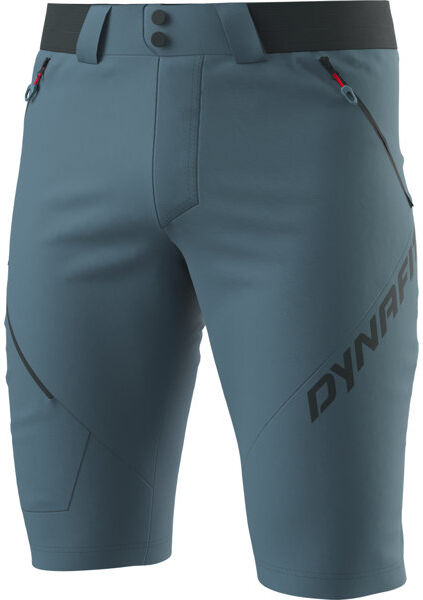 Dynafit Transalper 4 Dst - pantaloni corti trekking - uomo Light Blue/Dark Blue/Red XL