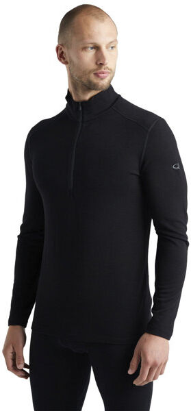 Icebreaker Merino 260 Tech Half Zip - maglietta tecnica a maniche lunghe - uomo Black L