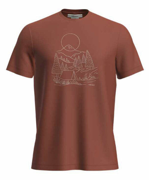 Icebreaker Merino 150 Tech Lite III - T-shirt - uomo Brown 2XL