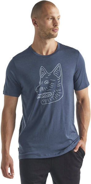 Icebreaker Tech Lite SS Crewe Farm Dog - t-shirt - uomo Dark Blue S