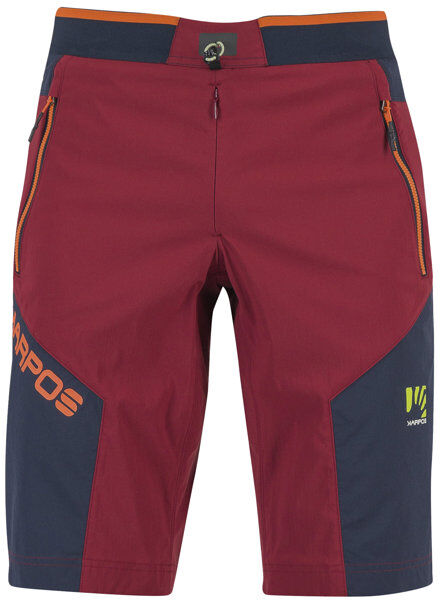 Karpos Rock Evo M - pantaloni corti trekking - uomo Dark Red/Dark Blue/Orange 46
