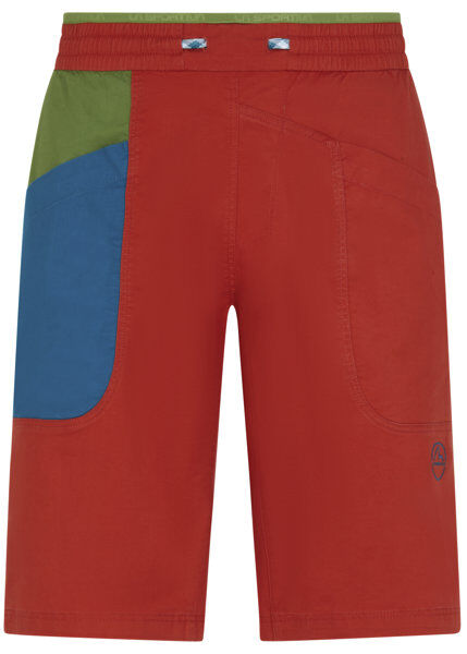 La Sportiva Bleauser - pantaloni corti arrampicata - uomo Red/Blue/Green L