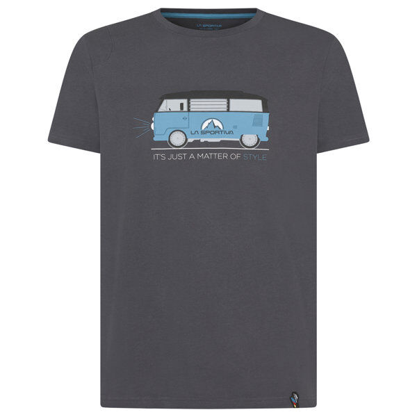 La Sportiva Van - T-shirt arrampicata - uomo Dark Grey/Light Blue XL