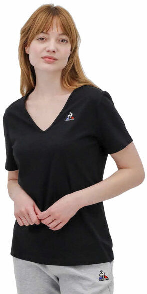 Le Coq Sportif Essential Col V N1 W - T-shirt - donna Black M