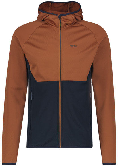 Meru Aveiro M - felpa in pile - uomo Orange/Dark Blue S