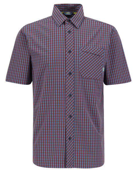 Meru Egio M - camicia a maniche corte - uomo Red/Blue L