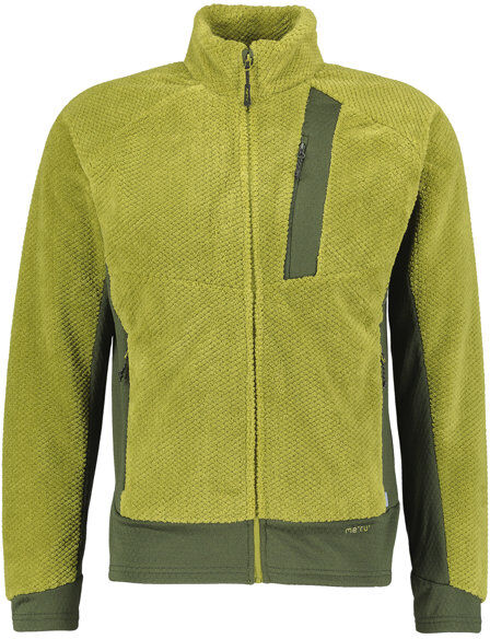 Meru Oneroa Tech Mock Neck M - felpa in pile - uomo Green XL