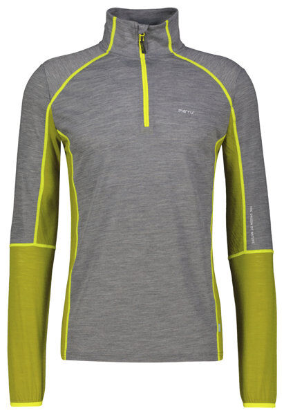 Meru Slagelse M - felpa in pile - uomo Grey/Yellow XL