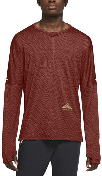 Nike Dri-FIT Element 1/2-Zip Trail Running - maglia trail running - uomo Dark Red L