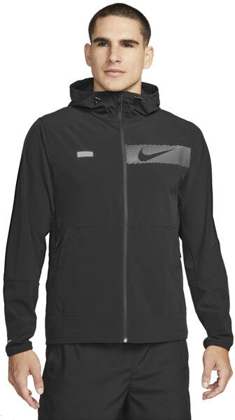 Nike Unlimited Flash - giacca running - uomo Black L