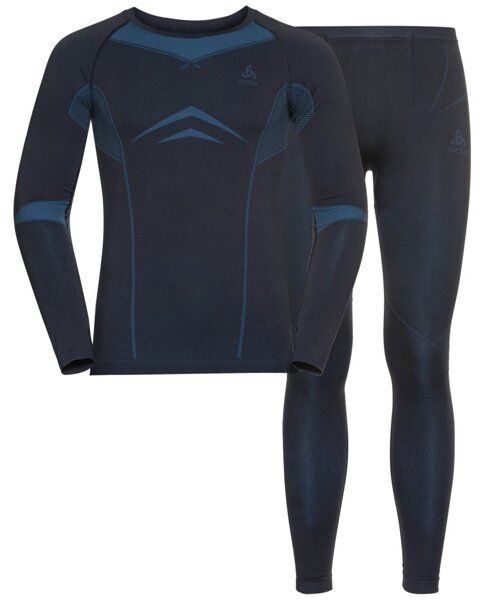 Odlo Winter Specials Performance Evolution Warm - set intimo - uomo Dark Blue M