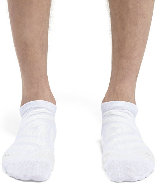 On Performance Low Sock - calzini corti running - uomo Grey/White S (EU 40-41)