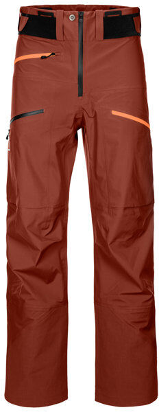 Ortovox 3L Deep Shell - pantaloni scialpinismo - uomo Brown S