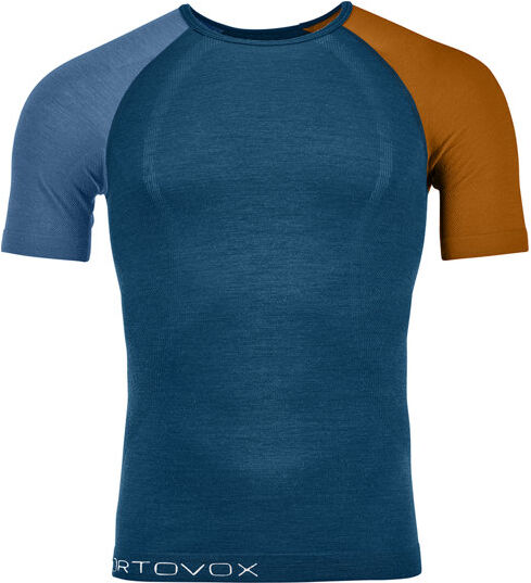 Ortovox Comp Light 120 - maglietta tecnica - uomo Blue/Orange 2XL