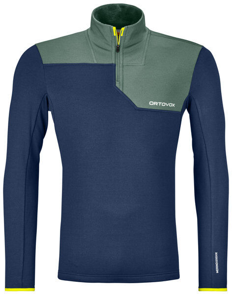 Ortovox Fleece Light Zip M - felpa in pile - uomo Blue/Green M