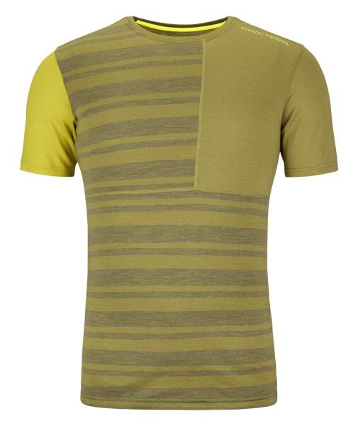 Ortovox Rock'n Wool M - maglietta tecnica - uomo Yellow S