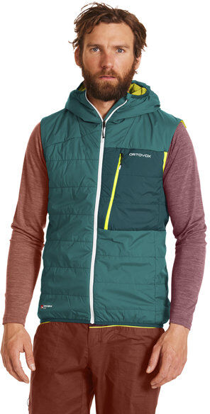 Ortovox Swisswool Piz Duan - gilet - uomo Dark Green M