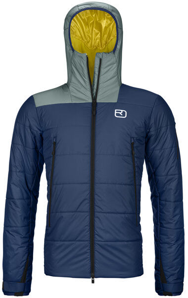 Ortovox Swisswool Zinal - giacca alpinismo - uomo Blue/Green XL