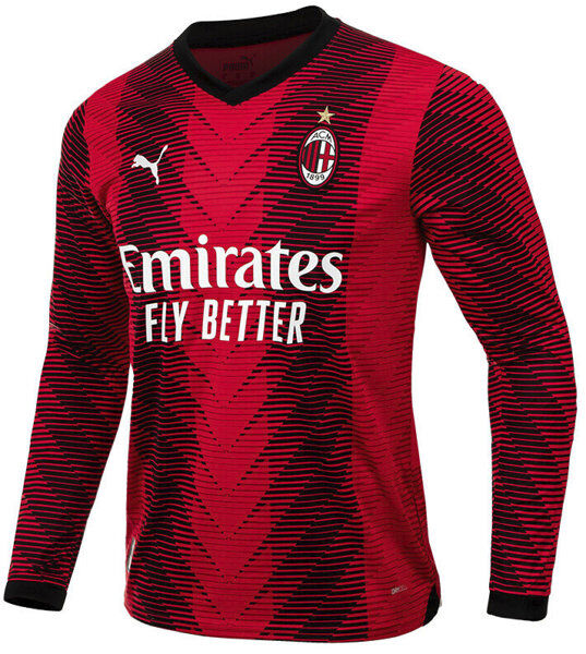 Puma AC Milan Home Jersey Replica - maglia calcio - uomo Red/Black M