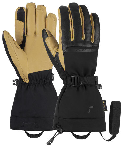 Reusch Discovery GORE-TEX TOUCH-TEC - guanti da sci - uomo Black/Brown 8