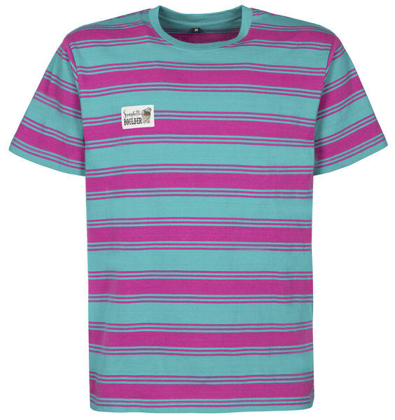 Rock Experience Fettuccini SS M - T-shirt - uomo Light Blue/Pink S