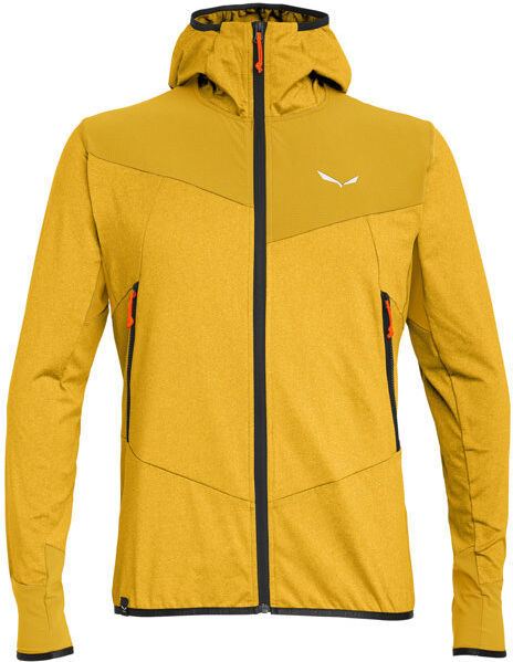 Salewa Agner Hybrid Pl/Dst - giacca softshell - uomo Yellow/Black/Red 50