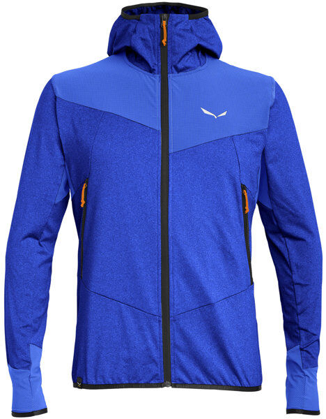 Salewa Agner Hybrid Pl/Dst - giacca softshell - uomo Light Blue/Blue/Black/Orange 46