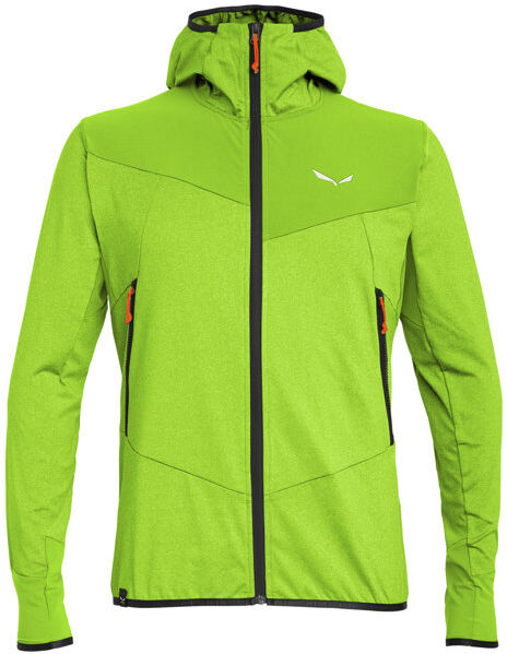 Salewa Agner Hybrid Pl/Dst - giacca softshell - uomo Light Green/Black/Red 54