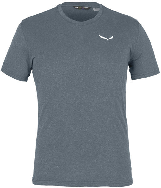 Salewa Alpine Hemp M Logo - T-shirt arrampicata - uomo Blue Grey/White 52