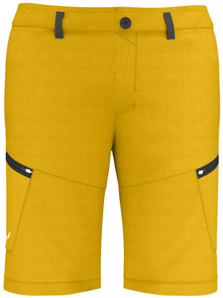 Salewa M Alpine Hemp Cargo - pantaloni corti arrampicata - uomo Yellow/Black/White 48