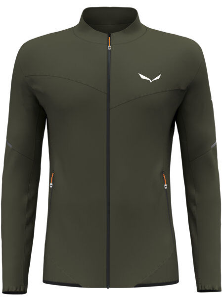 Salewa Pedroc Dst M Light - giacca softshell - uomo Dark Green/Black/Red 50