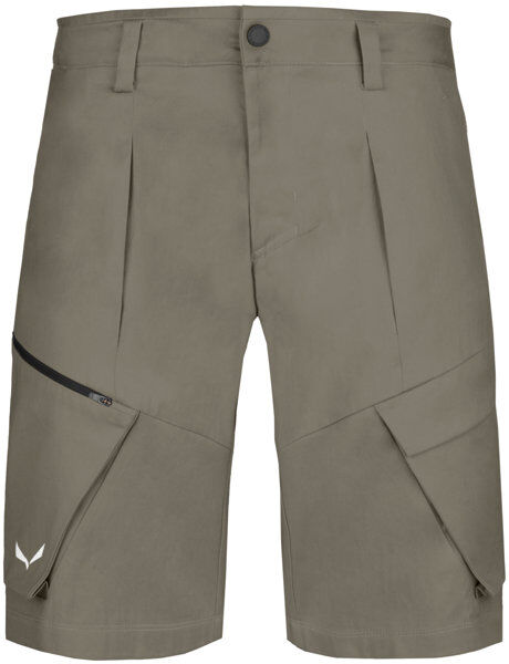 Salewa Puez Hemp M Cargo - pantaloni corti trekking - uomo Light Brown/Black 52