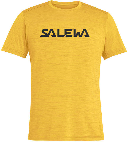 Salewa Puez Hybrid 2 Dry - T-shirt trekking - uomo Yellow/Black 50