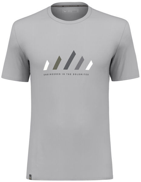 Salewa Pure Stripes Dry W - T-shirt - uomo Light Grey 46