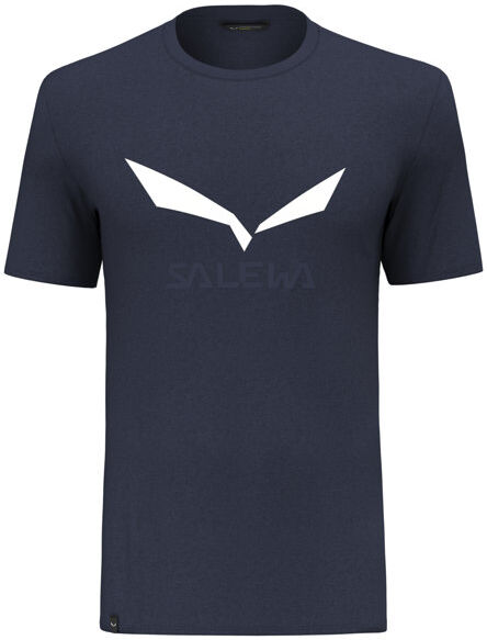 Salewa Solidlogo Dri-Release - T-shirt trekking - uomo Dark Blue/White/Dark Blue 54