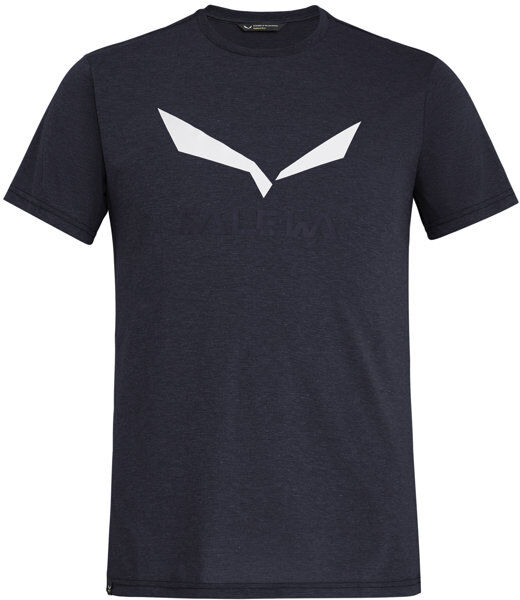 Salewa Solidlogo Dri-Release - T-shirt trekking - uomo Dark Blue/White 54