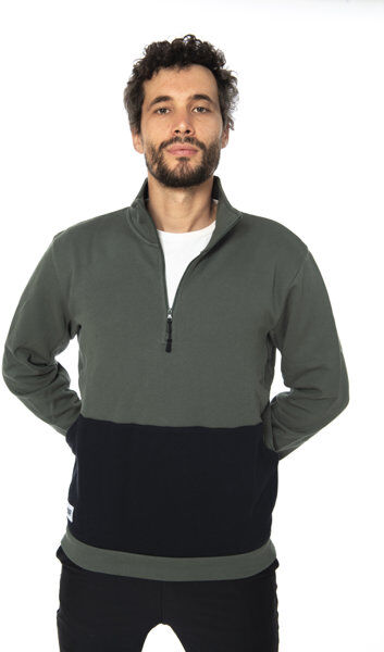 Snap Zip Up - felpa - uomo Green XS