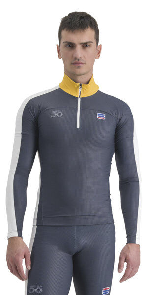 Sportful Anima Apex Jersey M - maglietta tecnica - uomo Blue/Yellow L