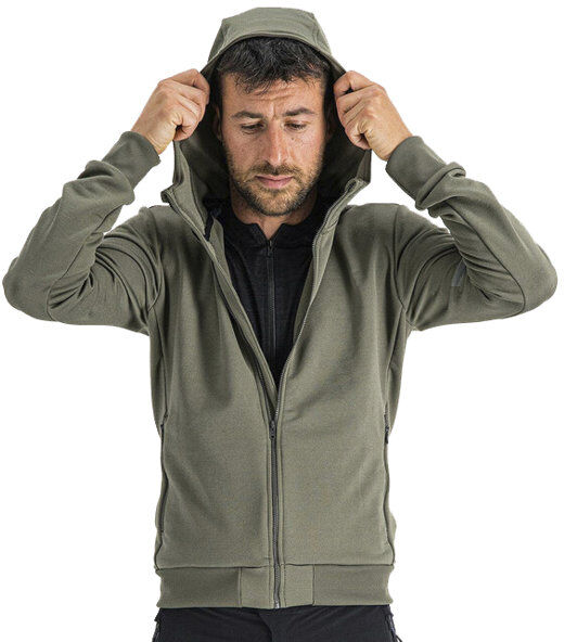 Sportful Giara Hoodie - giacca ciclismo - uomo Green 2XL