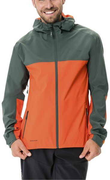 Vaude Moab Rain - giacca ciclismo - uomo Green/Orange L