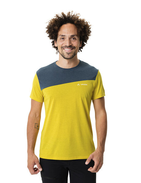 Vaude Sveit - T-shirt - uomo Yellow/Blue XL
