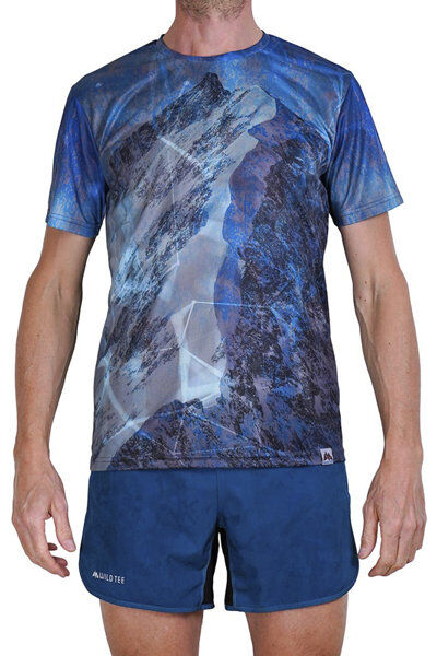 Tee Bernina - maglia trail running - uomo Blue/White S