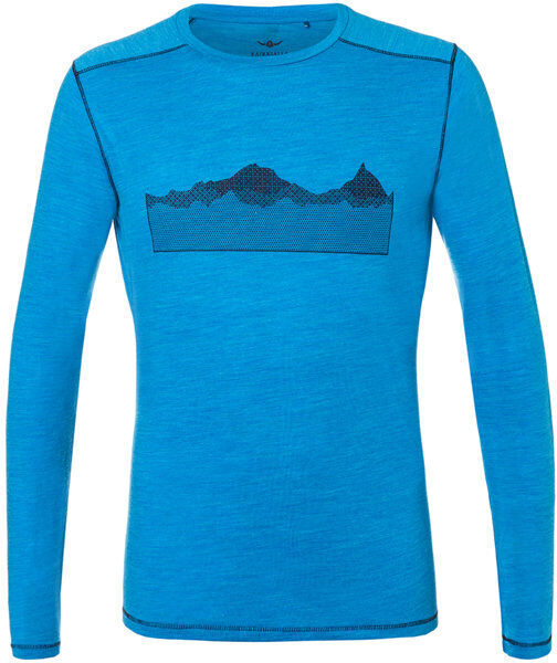 Kaikkialla Kunes M L/S - felpa trekking - uomo - Light Blue